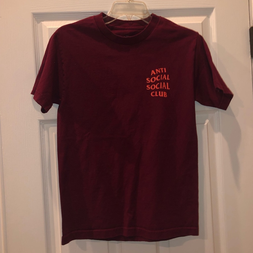 Anti Social Social Club Maroon Tee